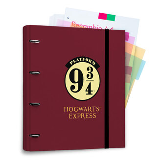 Grupo Erik Pořadač A4 červený 9 a 3/4 + doplňky, Harry Potter