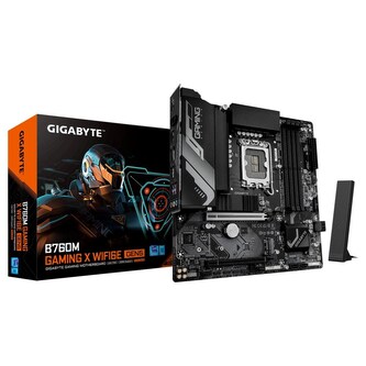 GIGABYTE MB Sc LGA1700 B760M GAMING X WIFI6E GEN5, Intel B760, 4xDDR5, 1xDP, 1xHDMI, WiFi, mATX