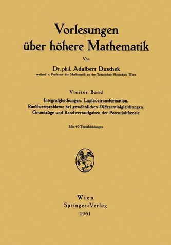 Vorlesungen über höhere Mathematik