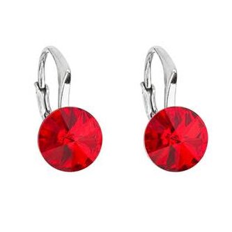 EG2500-SI Stříbrné náušnice s Crystals from Swarovski® Siam