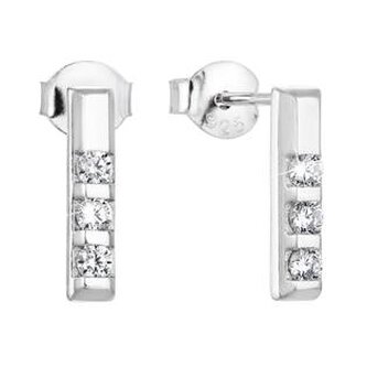EG2829 Stříbrné náušnice se zirkony