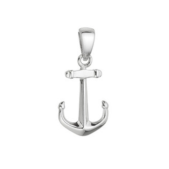 EG3546 Stříbrný přívěsek kotva - mořské