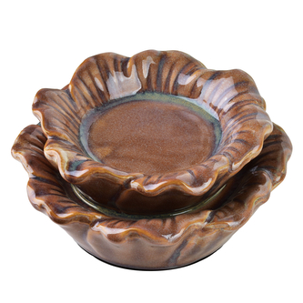 YARINE Świecznik Kwiat 15x15x7cm