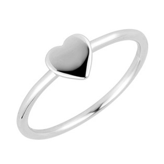 EG5101-58 Stříbrný prsten srdíčko malé - srdce