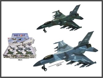 SAMOLOT WOJSKO MET DZ/SW P/B 19CM 1/6