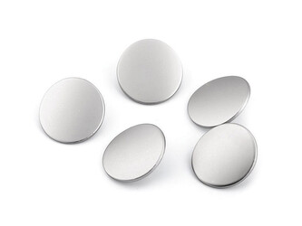 Kovový knoflík velikost 28", 32" - 100 ks - 6 (28") stříbrná