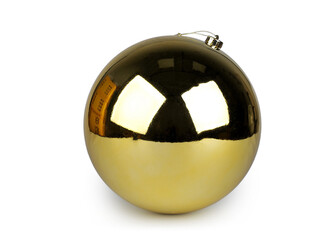 Vánoční baňka / koule Ø15 cm - 1 ks - 1 zlatá lesk