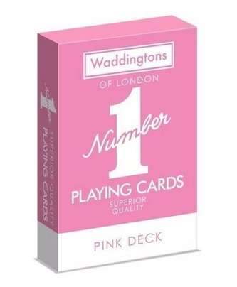 Waddingtons No. 1 Pink Deck Playing Cards