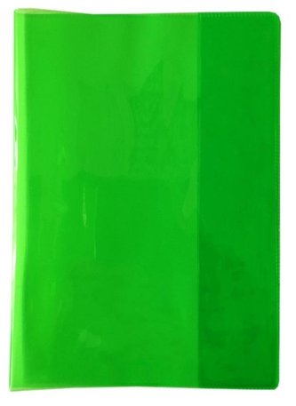 Okładka na zeszyt A5 PVC Neon zielony (5szt)