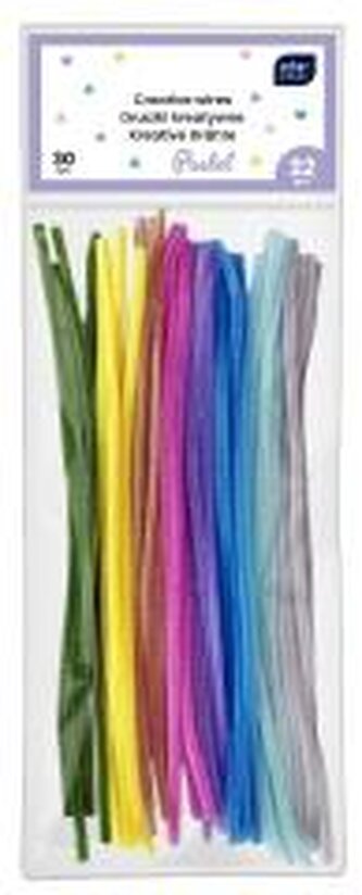 Druciki kreatywne 30cm pastel 32szt