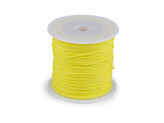 Šňůrka PES Ø0,8 mm - 1 ks - 15 žlutá