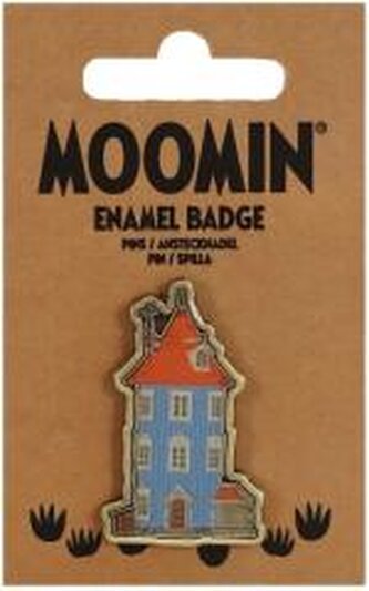 Muminki Przypinka metalowa - Dom Muminków