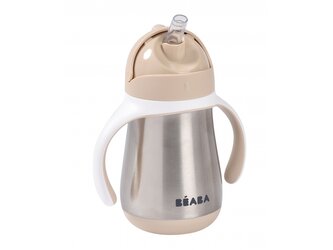 Hrnek termoizolační s brčkem nerez 250ml Clay Earth