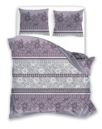 POŚCIEL KPL.140X200+70X90 PURE SATEEN 004 SATYNA BAW.