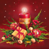 Ubrousky MAKI L (20ks) Red Candle Rich Composition