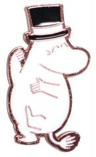 Muminki Przypinka metalowa - Tata Muminka