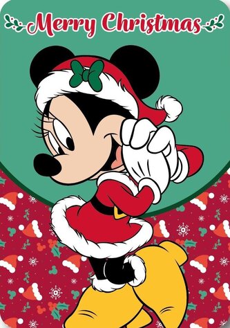 BLANKETS 100X140 MINNIE MIN36-5445 POLAR FLEECE - 220GSM