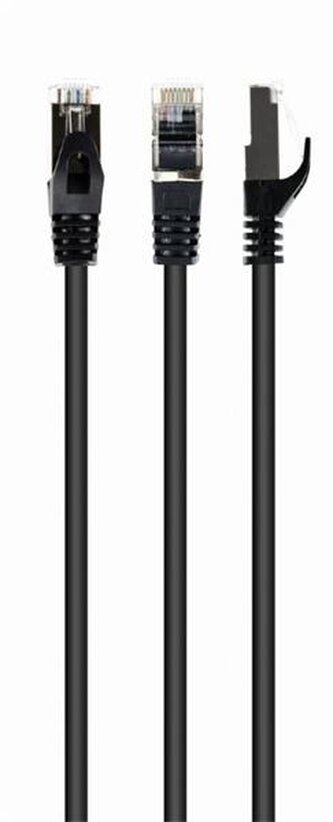 Gembird patch kábel S/FTP Cat. 6A LSZH, 20 m, čierny
