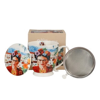 Zaparzacz na stopce MEXICAN ART RED