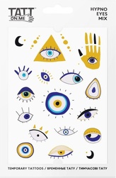 TATTonMe Voděodolné dočasné tetovačky Hypno Eyes mix, věk: 3+