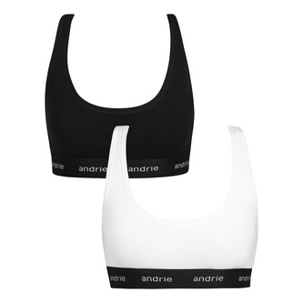 2PACK dámská podprsenka Andrie vícebarevná (PS 2893-black/white) S