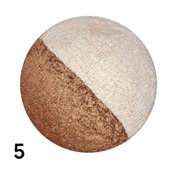 Minerální oční stíny DUO Odstín: č.5  hnědá/perleť,