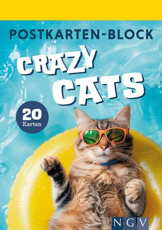 Postkartenblock Crazy Cats