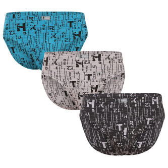 3PACK pánské slipy Andrie vícebarevné (PS 3591) XXL