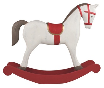 Houpací kůň dřevěný na postavení 37 x 32 x 6,5 cm