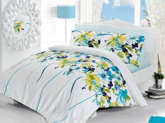 POŚCIEL KPL. VALENTINI TUAL TURKUS 160X200+2X70X80 SAT.BAW. KOD E.14036569