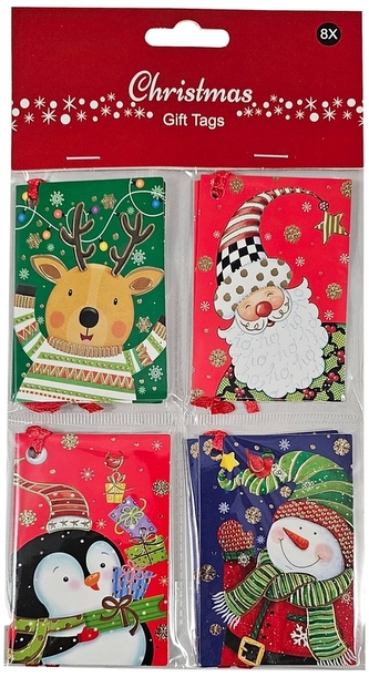 Zestaw 8 kartek Christmas,12,7x23,6., Ziemia Obiecana