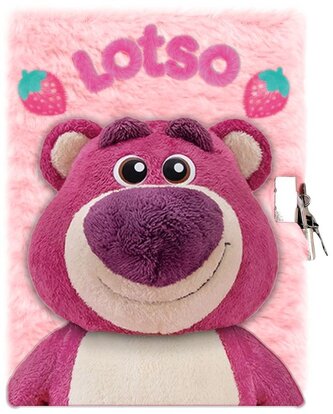 Pamiętnik pluszowy A5 3D z kłódką Lotso, Kids