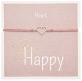 Bransoletka Gifty Be Happy pozłacana gold Heart, MFP