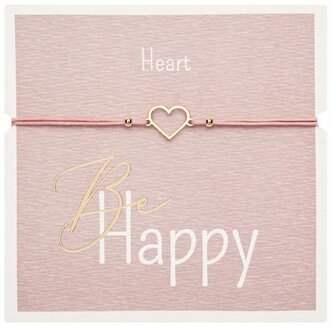 Bransoletka Gifty Be Happy pozłacana gold Heart, MFP