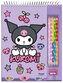 Notatnik z kredkami i temperówką Kuromi, Kids