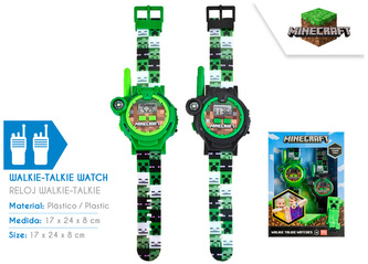 Zegarki Walkie Talkie 2w1 Minecraft, Kids