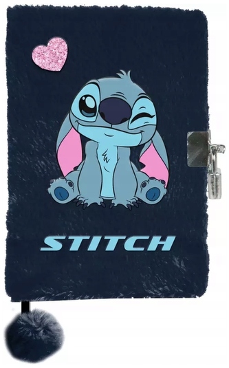 Pamiętnik pluszowy Stitch DS25BO-3676, Paso