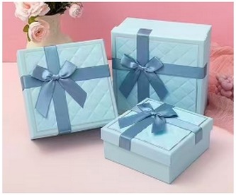 Zestaw pudełek PUG-25262-KW BLUE 3szt., Rozette