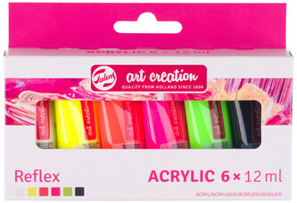 Farby akrylowe Art Creation Reflex, 6 x 12 ml, Talens