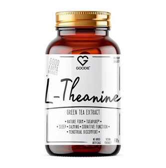 Goodie L-Theanine - prémiový extrakt ze zeleného čaje - Theapure® 60 kapslí