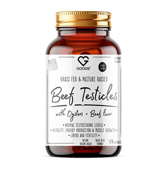Goodie Býčí žlázy s ústřicemi a hovězími játry - Beef Testicals 120 kapslí
