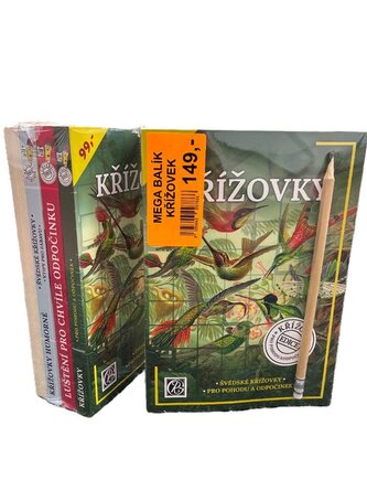 Mega balík křížovek