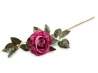 Umělá růže - 1 ks - 5 pink