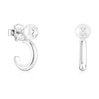 Stříbrné náušnice s perlou 2v1 1003332800 Tous