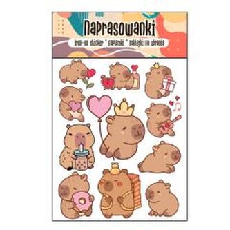 Naprasowanki Termo Naklejki na Ubrania Kapibara