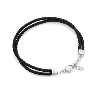 Dvojitý pánský kožený náramek Close Up II PEAGB0008801 Police