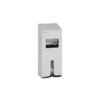 Merida Stella Zásobník na hygienické vložky a tampony nerez mat bílý