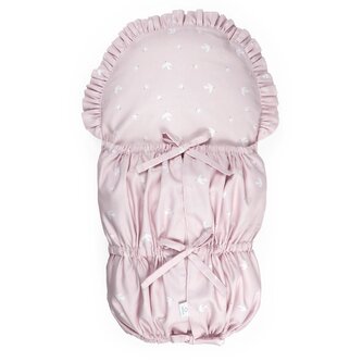 Perinka SOFTELLO - tmavoružové vtáčiky - Zimná