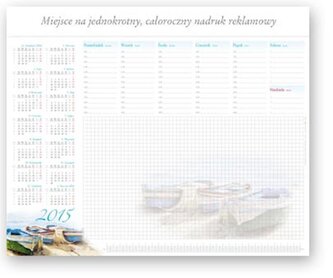 Kalendarz biurkowy BF4 Biuwar barwny