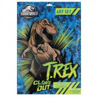 Kolorowanka z naklejkami Part Jurajski